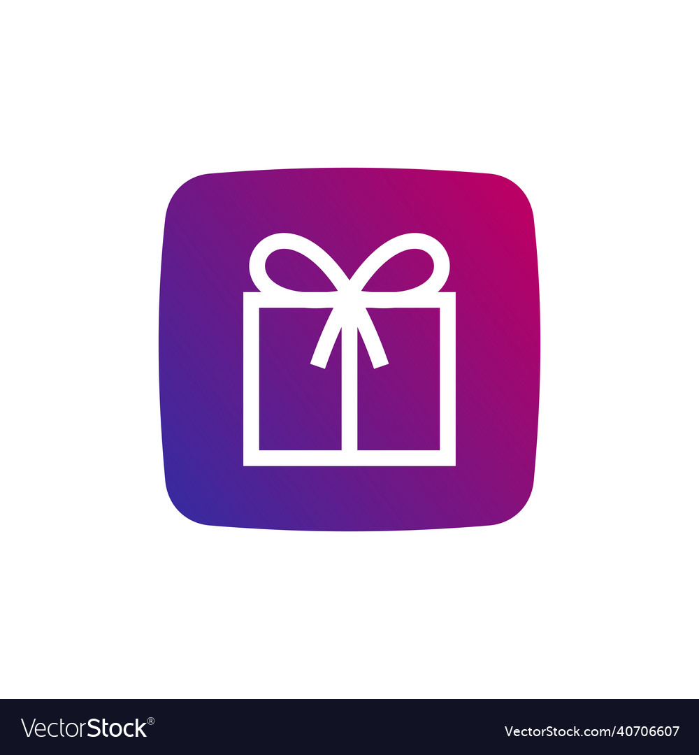 Box gift online app tech logo design