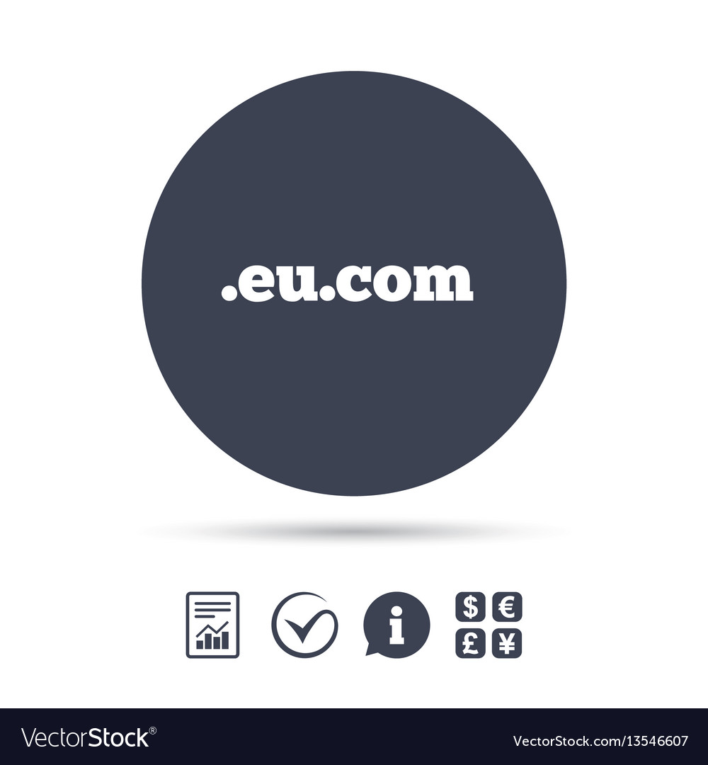 Domain eucom sign icon internet subdomain