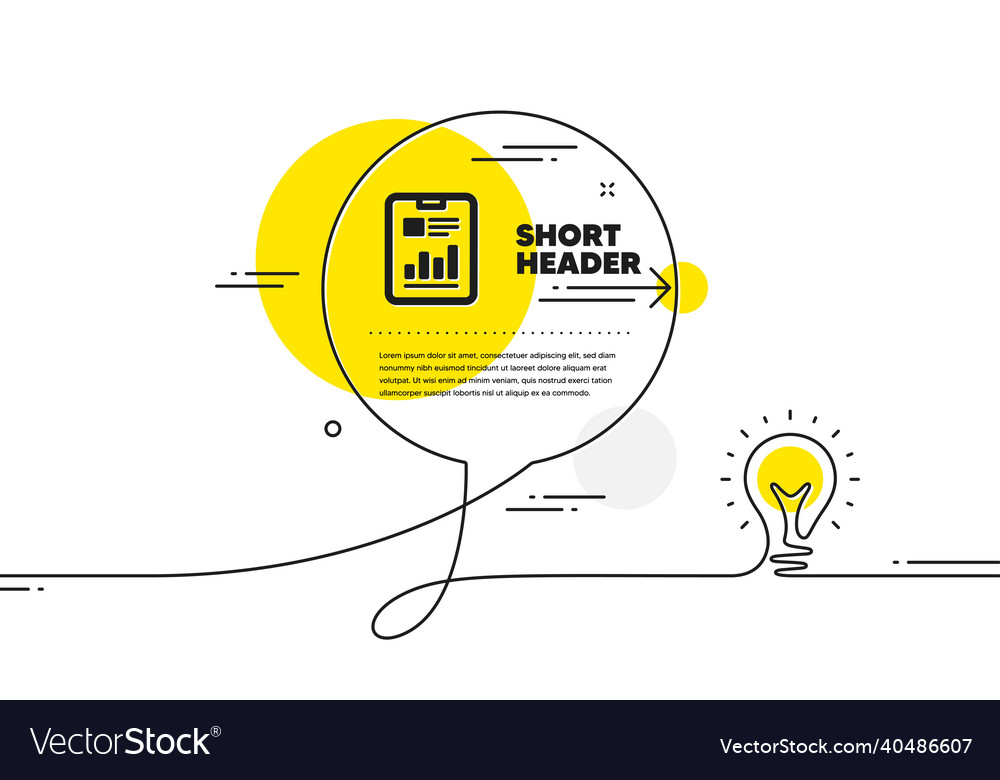Report document icon analysis chart vector image Report document icon analysis chart