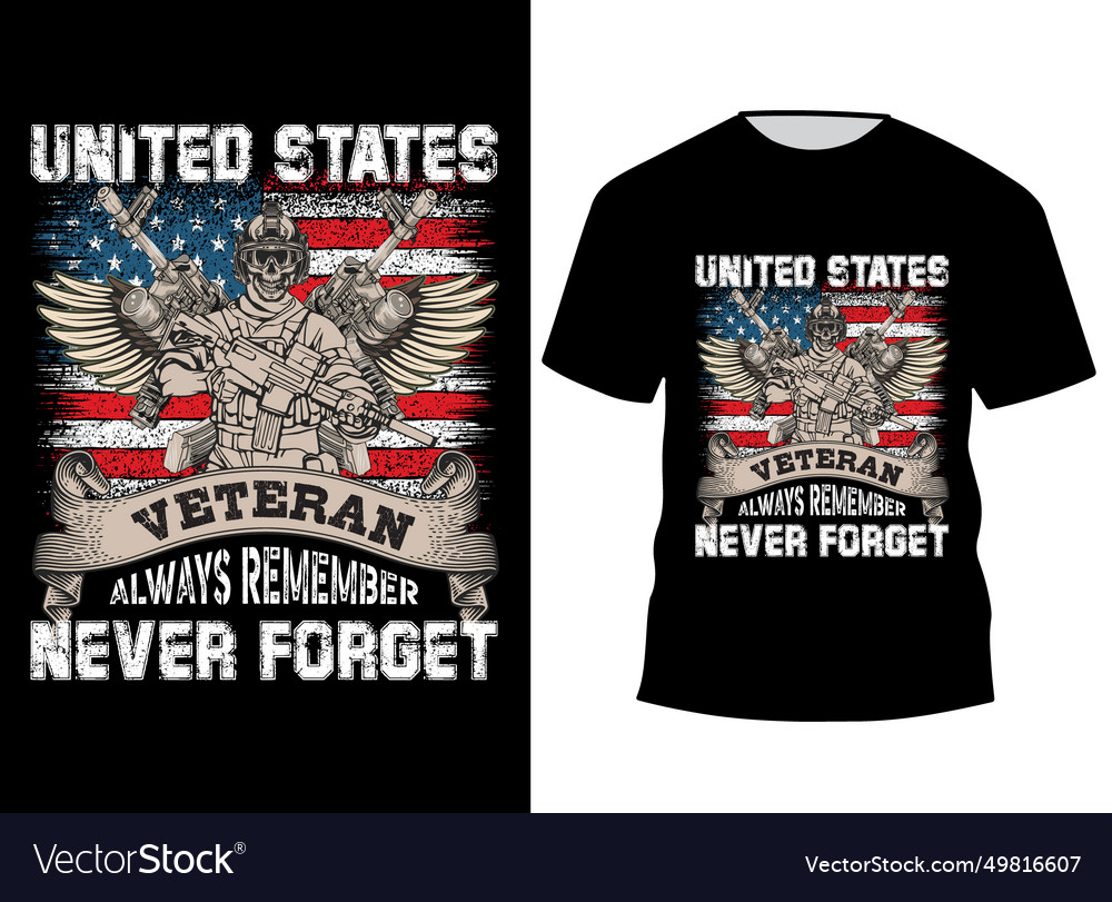 Usa veteran militärische Armee Flagge t Hemd Design vector image Usa veteran militärische Armee Flagge t Hemd Design