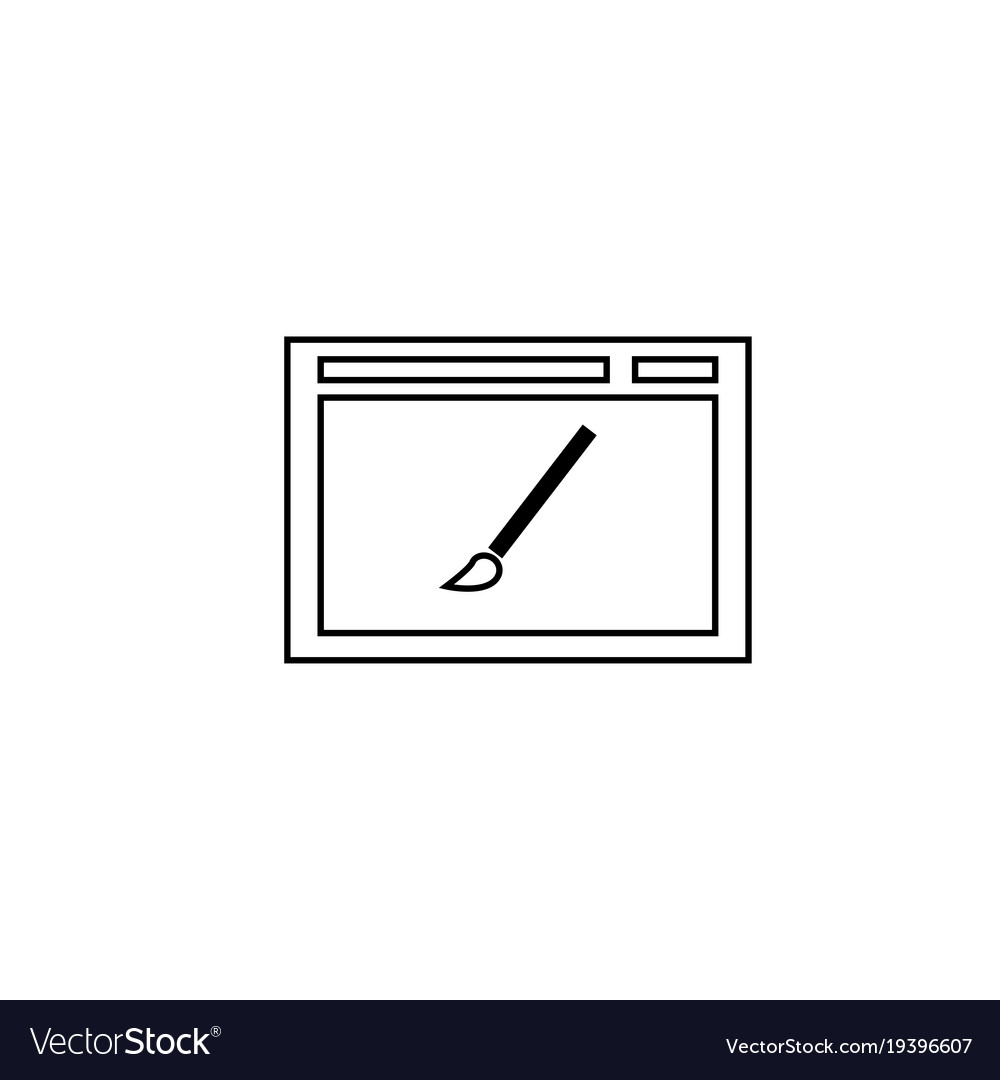 Web page design icon