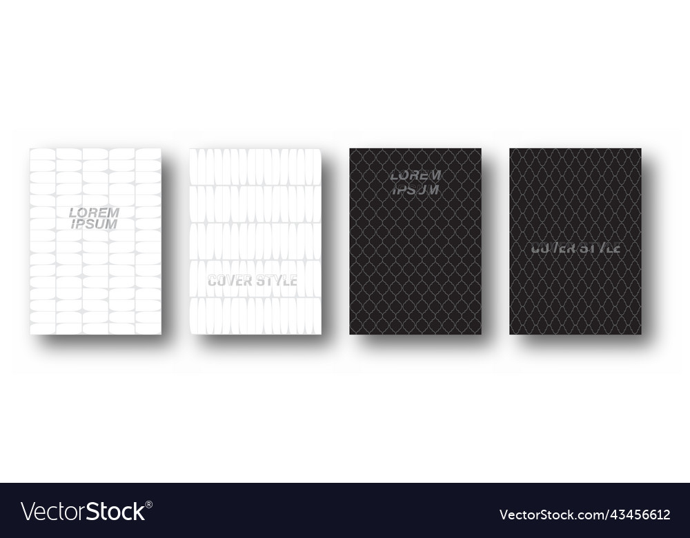 A set of modern linear abstract backgrounds