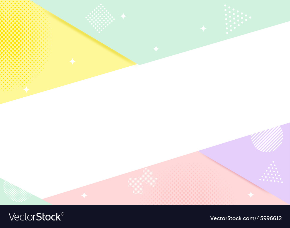 Abstract background with geometric shapes in paste
