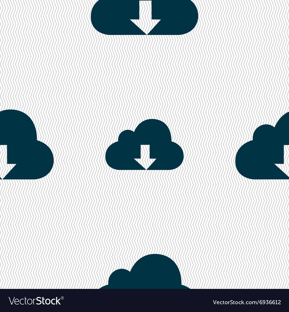 Backup icon sign seamless pattern with geometric