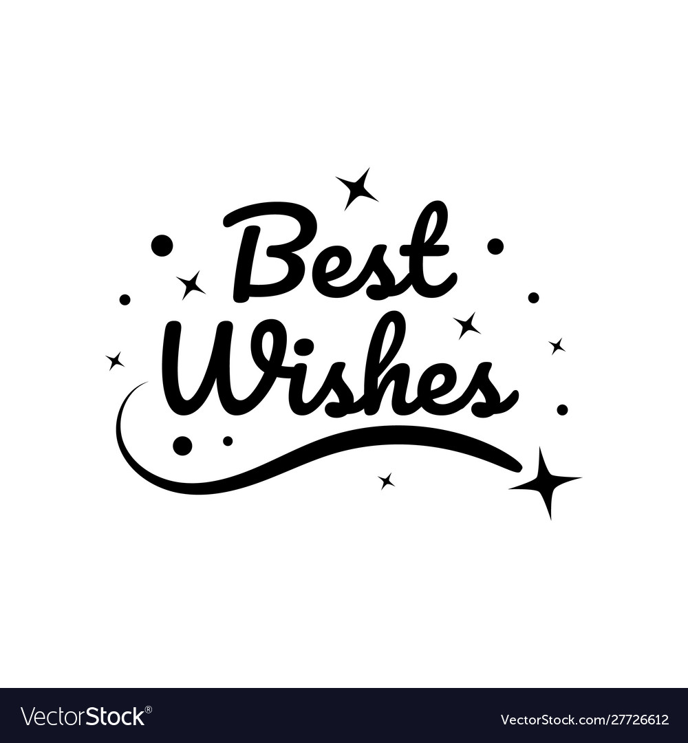 best-wishes-card-lettering-beautiful-greeting-vector-image