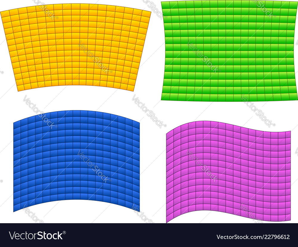 Different distorted elements Vector Image Different distorted elements