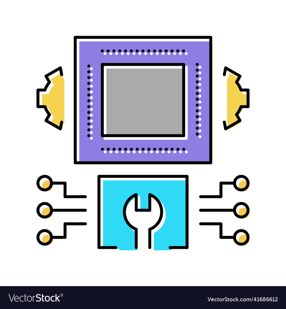 Engineering system color icon
