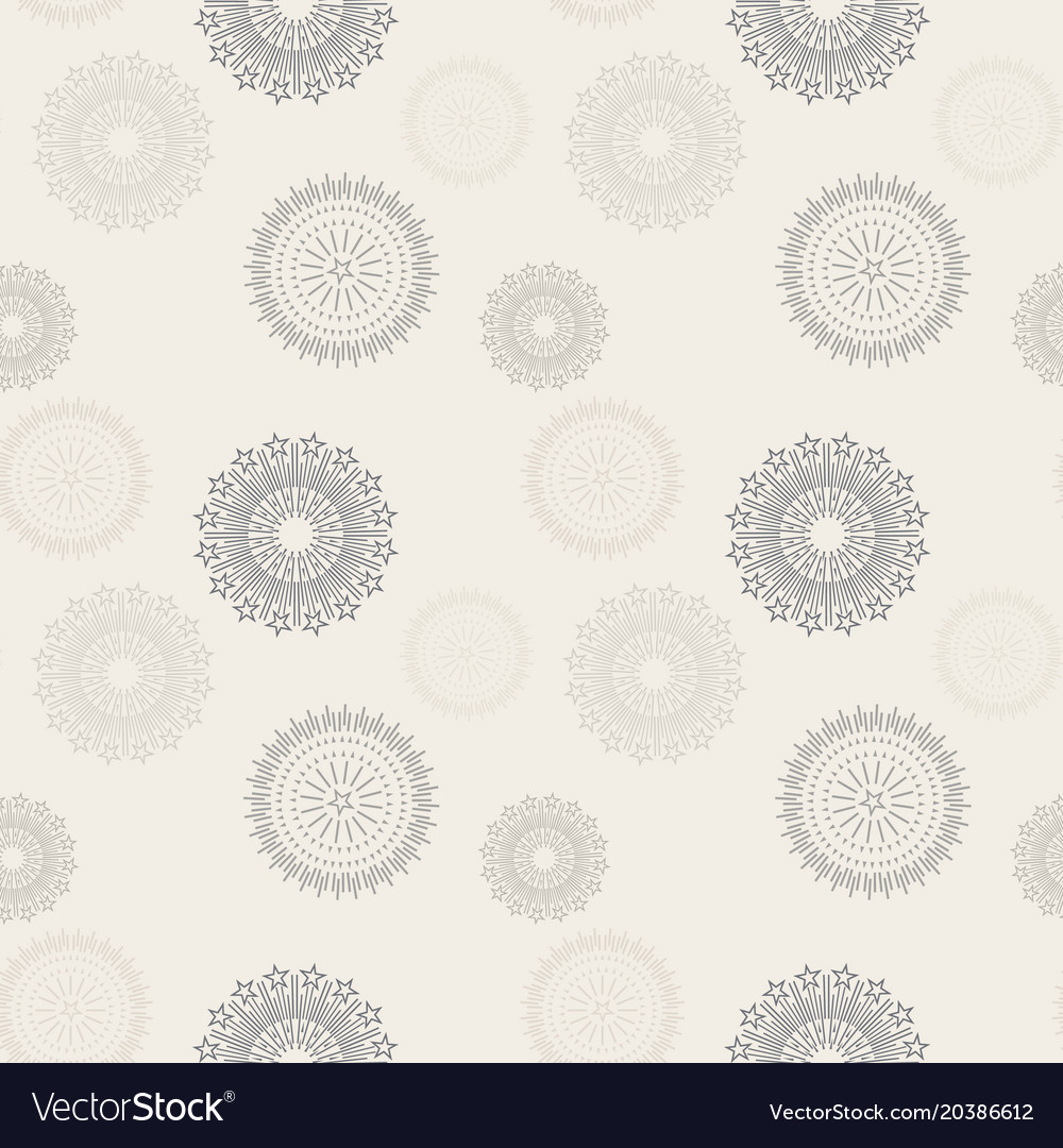 Firework seamless pattern