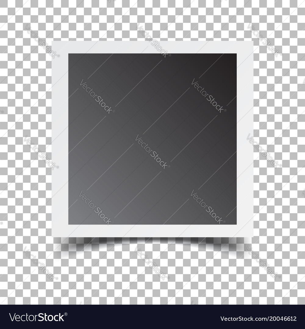 Isolated Photo Frame - White Border