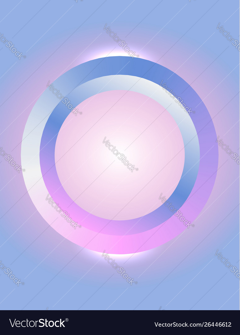 Modern gradient design template abstract ring vector image Modern gradient design template abstract ring