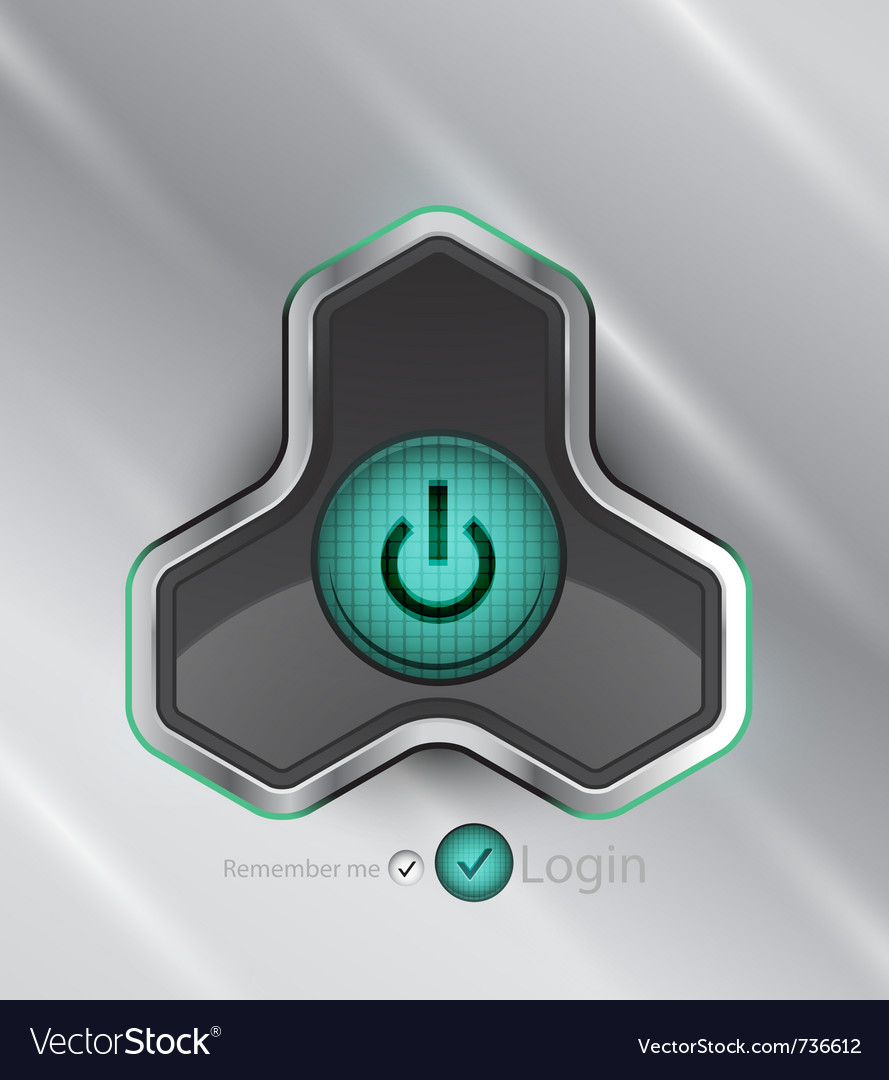 Modern Power Button
