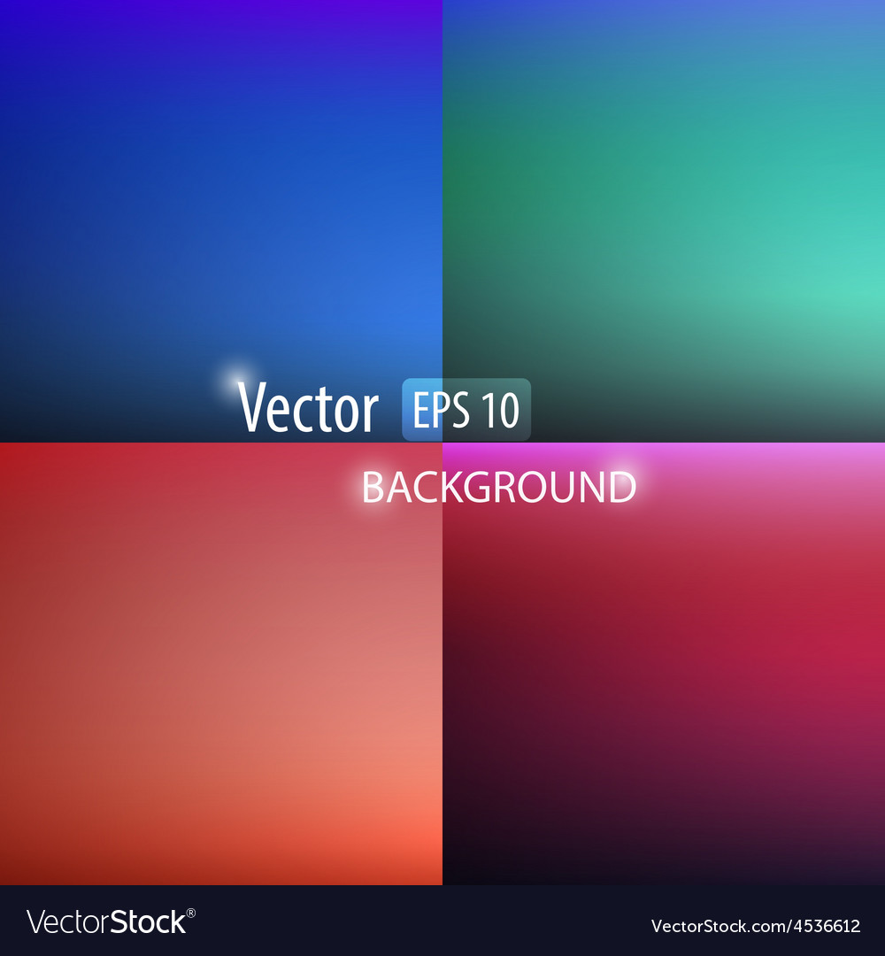 Smooth abstract colorful backgrounds set