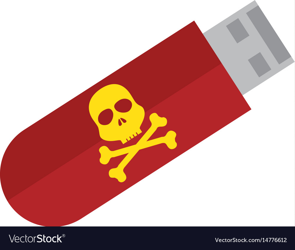 Usb memory with skull