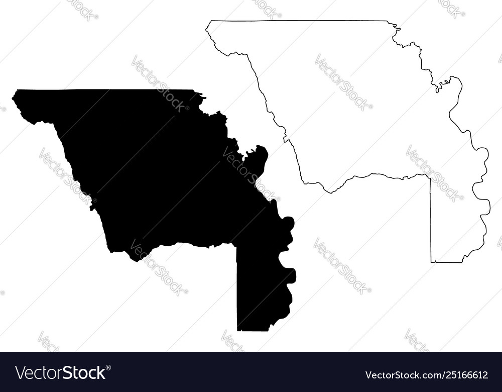 Yolo County California Map Royalty Free Vector Image