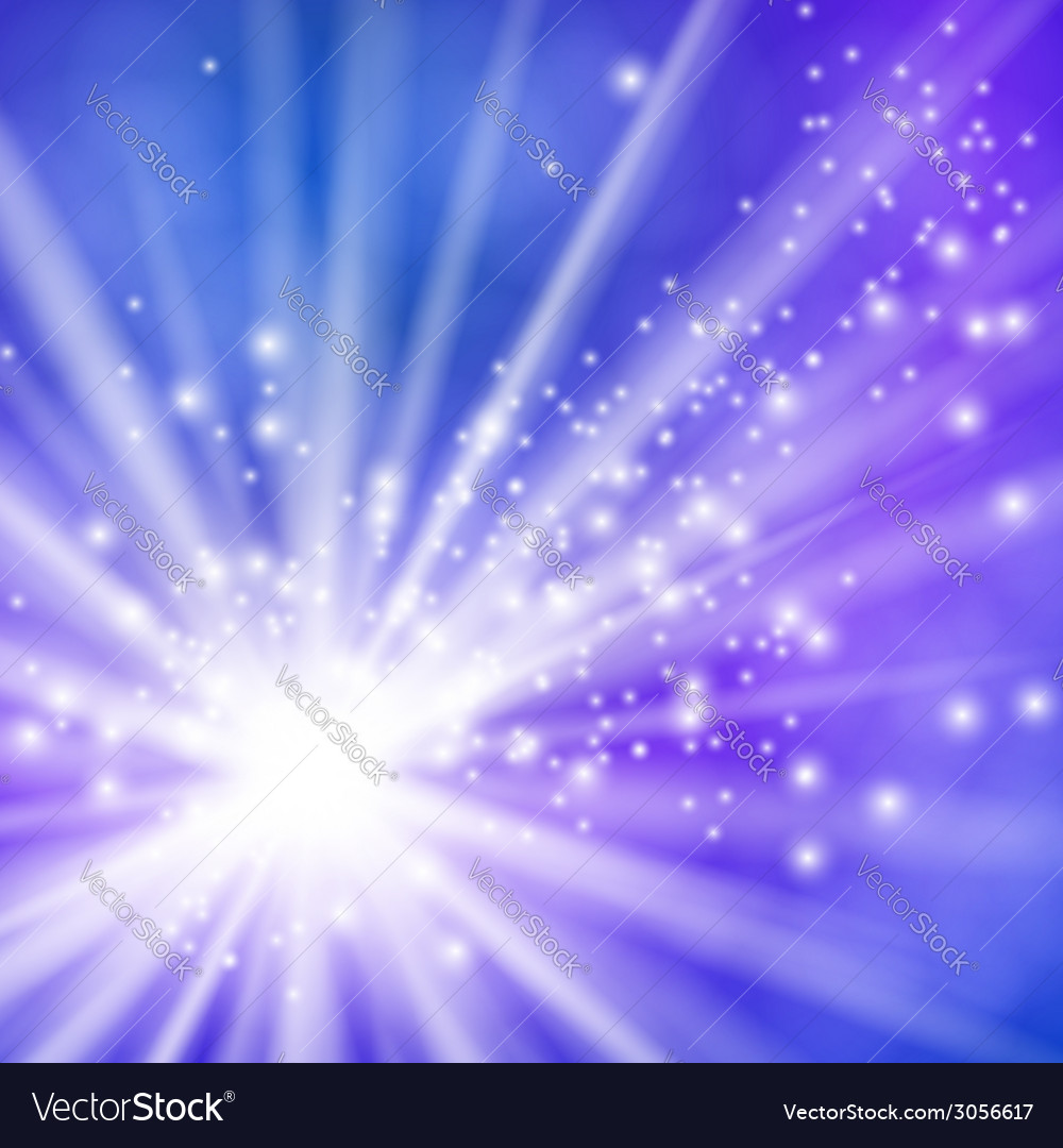 A flash with rays