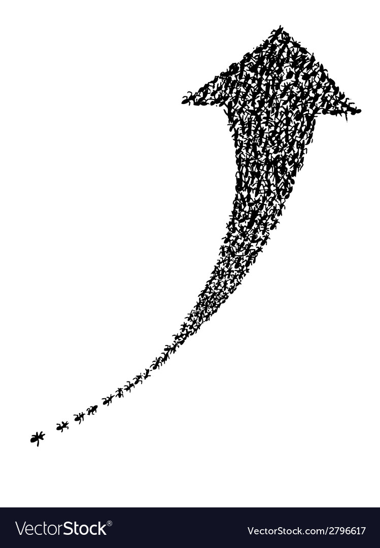 Ant arrow pointing up