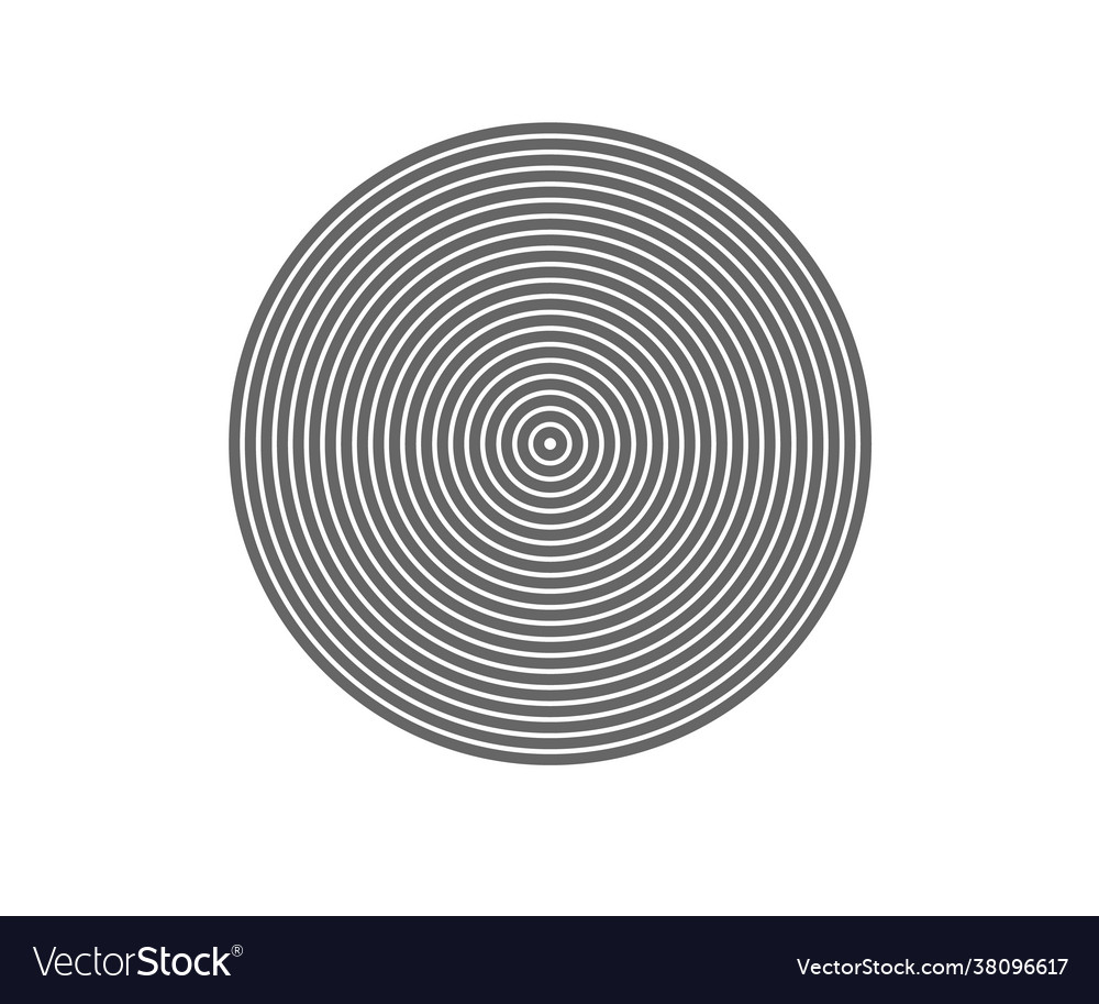 Concentric circle elements element for graphic