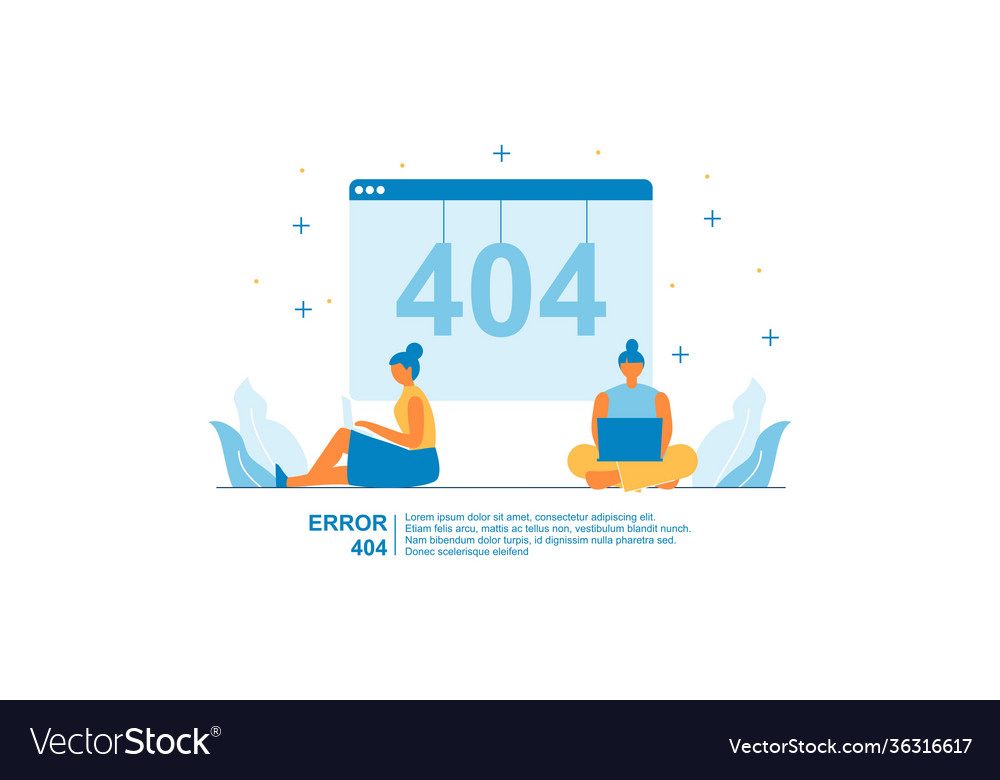 Concept 404 error page