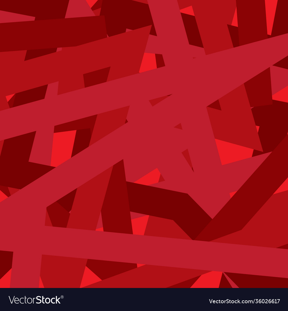 Dynamic Red Arrow Pattern