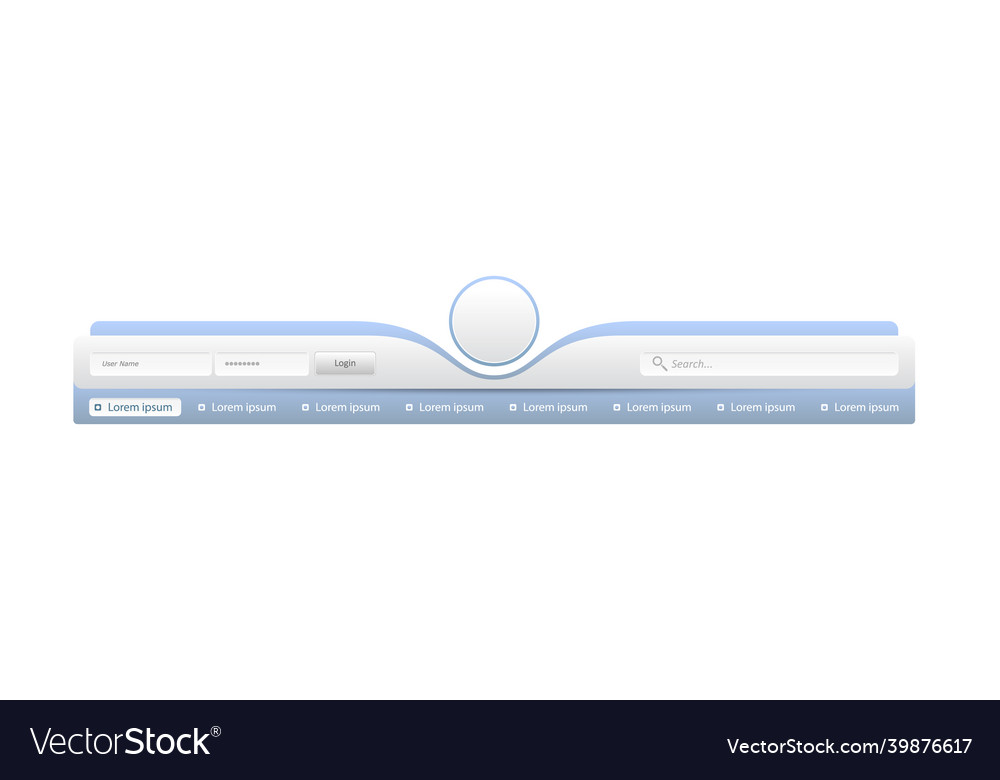 Modern Menu Bar UI