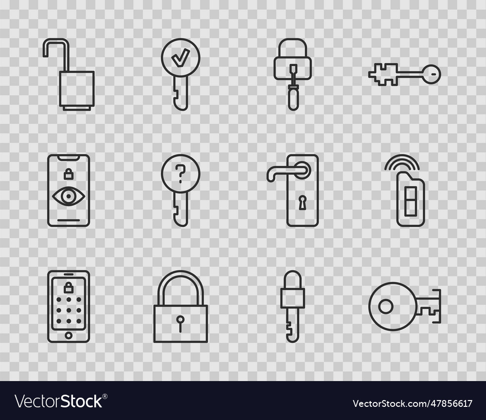 Set line mobile and graphic password key lock