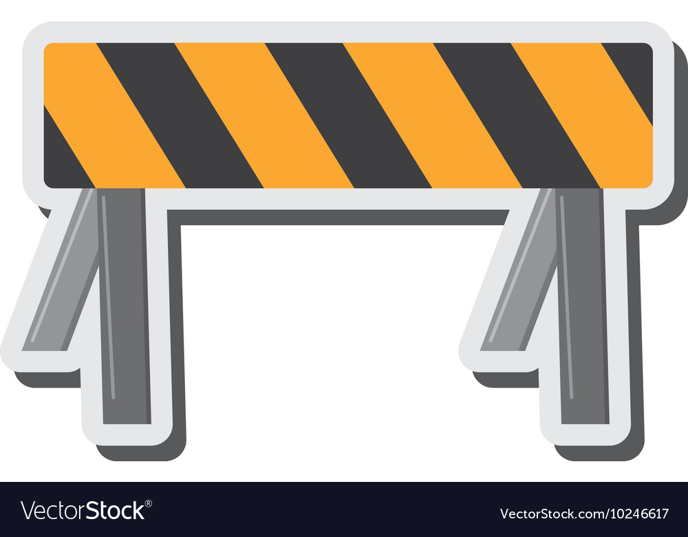 Under construction road sign icon Royalty Free Vector Image