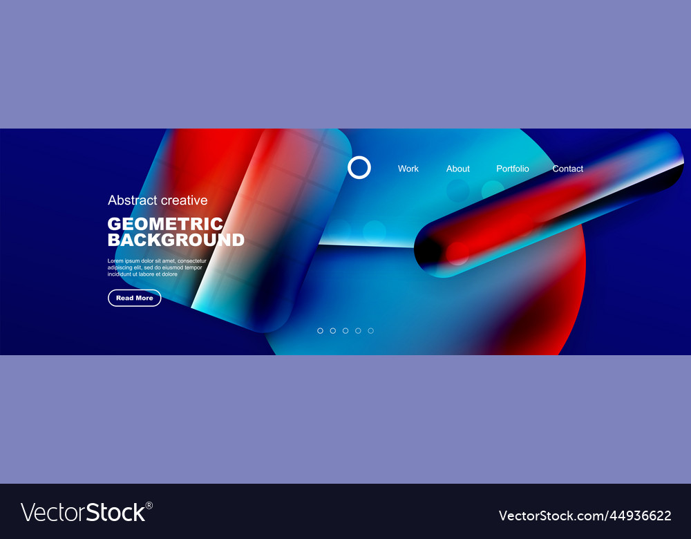 Abstract background for your landing page design Vector Image Abstract background for your landing page design