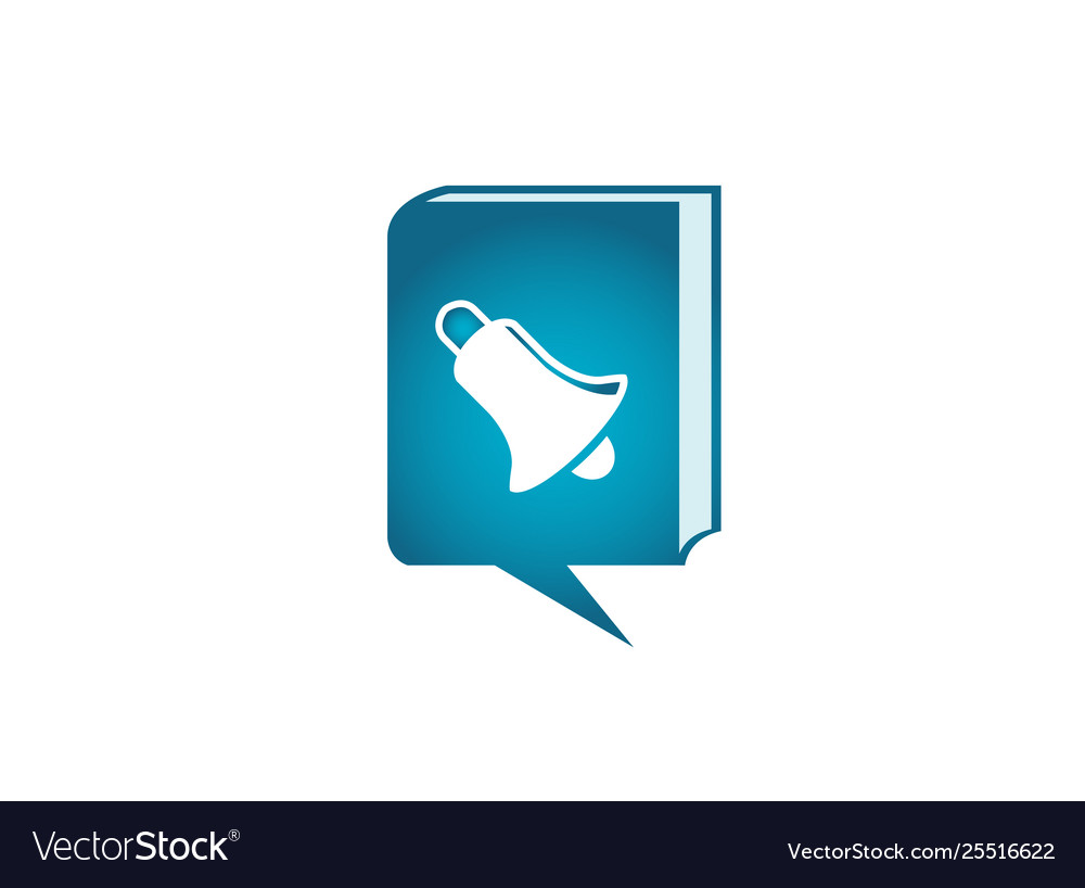 Bell ring for logo design in chat icon