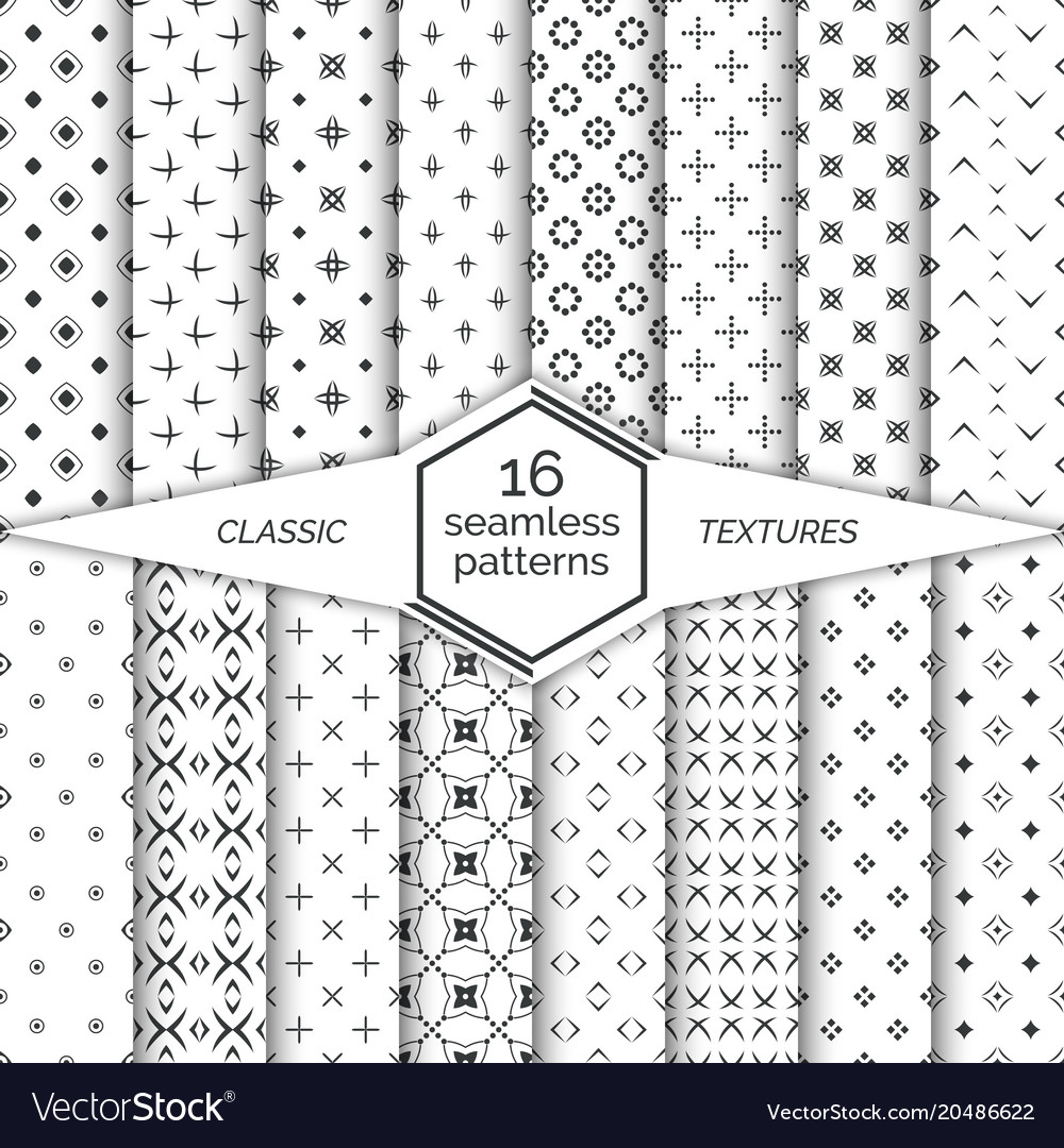 Big set of seamless patterns