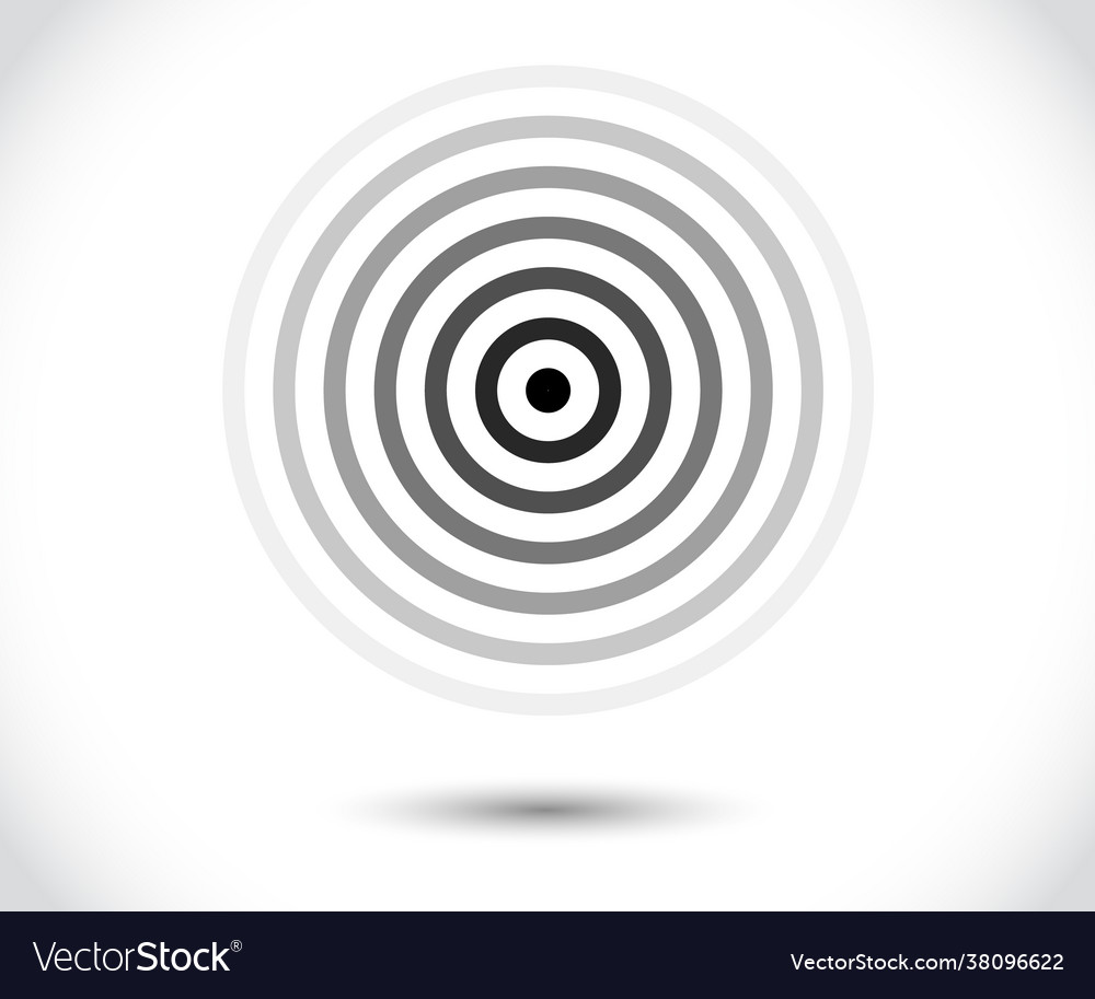 Concentric circle elements element for graphic