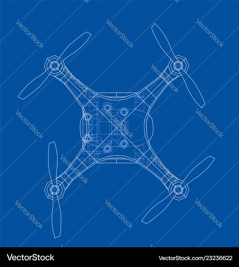 Drone concept Royalty Free Vector Image - VectorStock