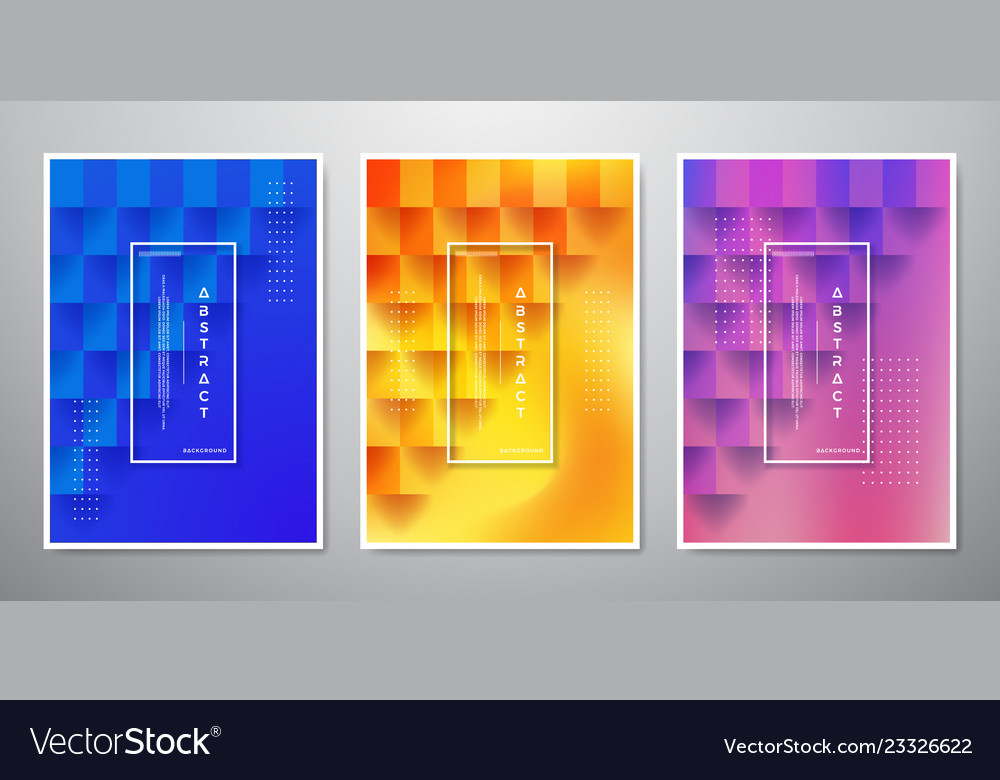 Modern Abstract Square Backgrounds