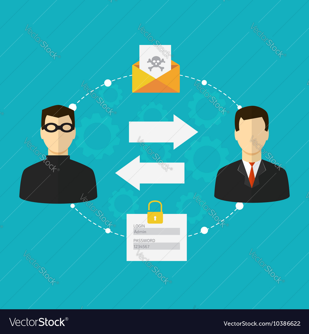 Protection Against Hacker Concept Royalty Free Vector Image Protection Against Hacker Concept Royalty Free Vector Image