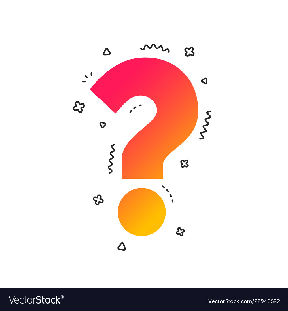 Question mark sign icon help symbol Royalty Free Vector