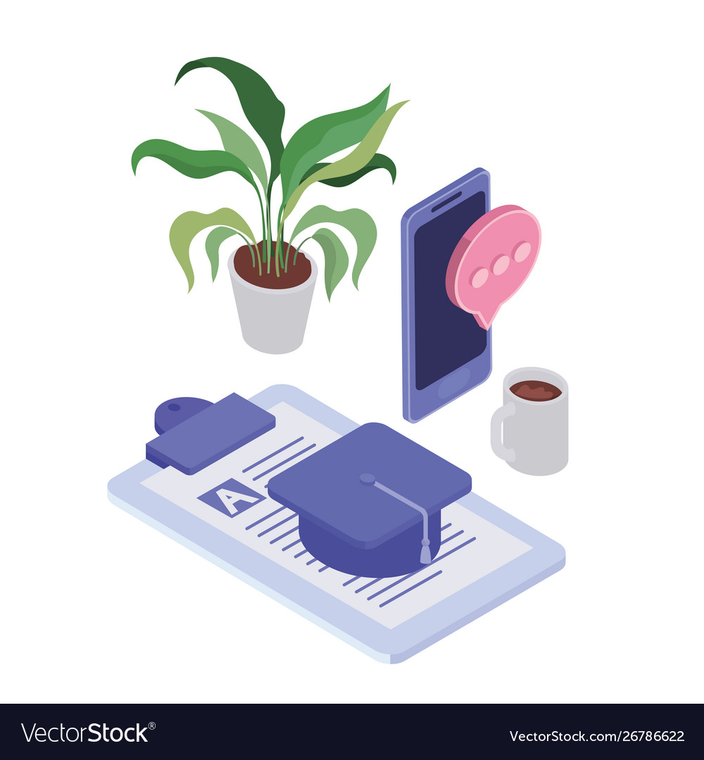 Smartphone screen with email notifications