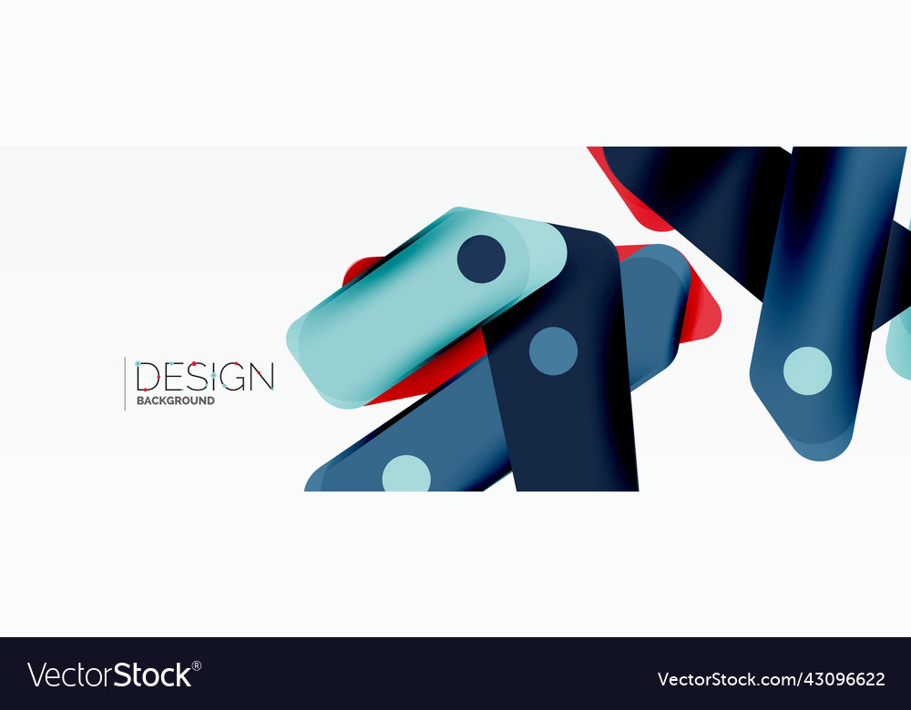 Tech minimal geometric wallpaper creative Vector Image