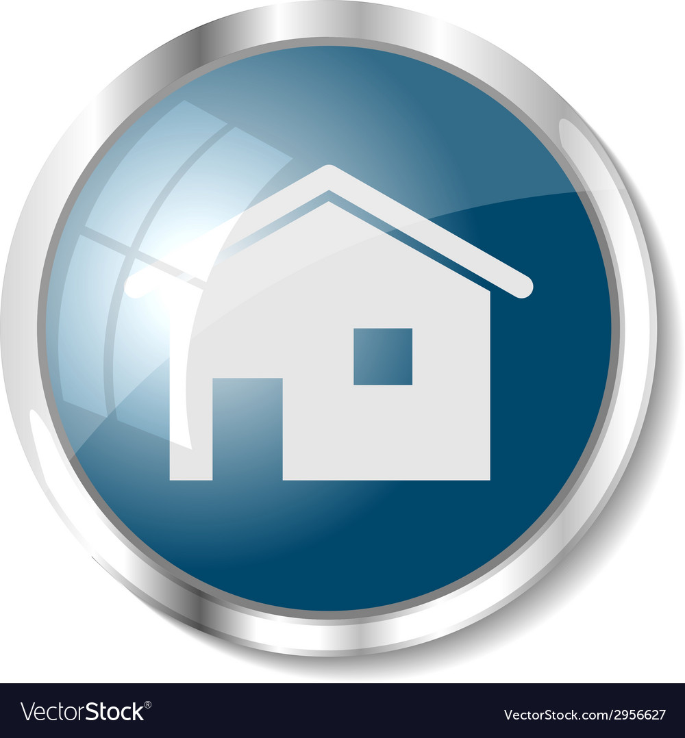 Blue web button