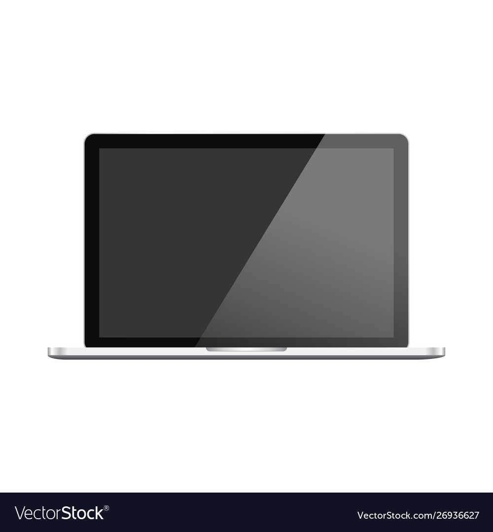 Laptop icon electronic device web design template