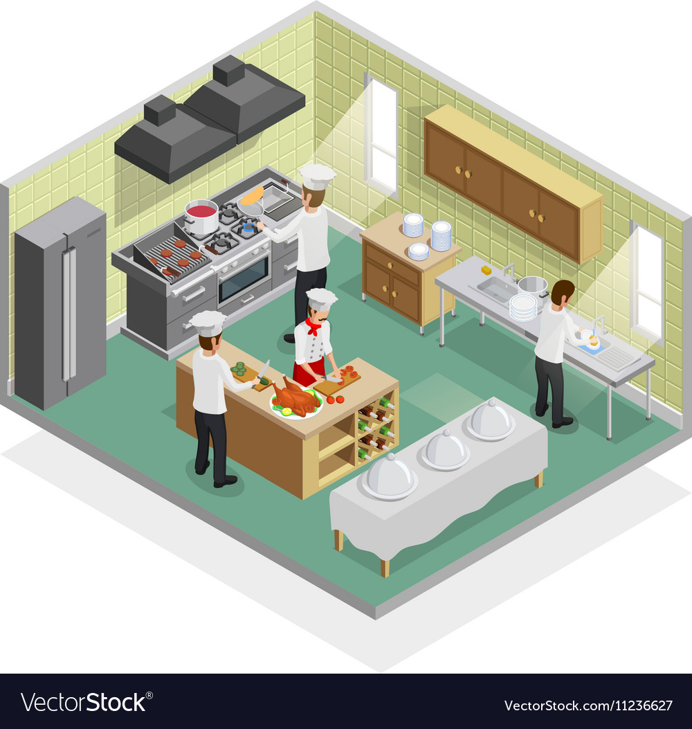 Restaurant Kitchen Concept Vector 11236627 