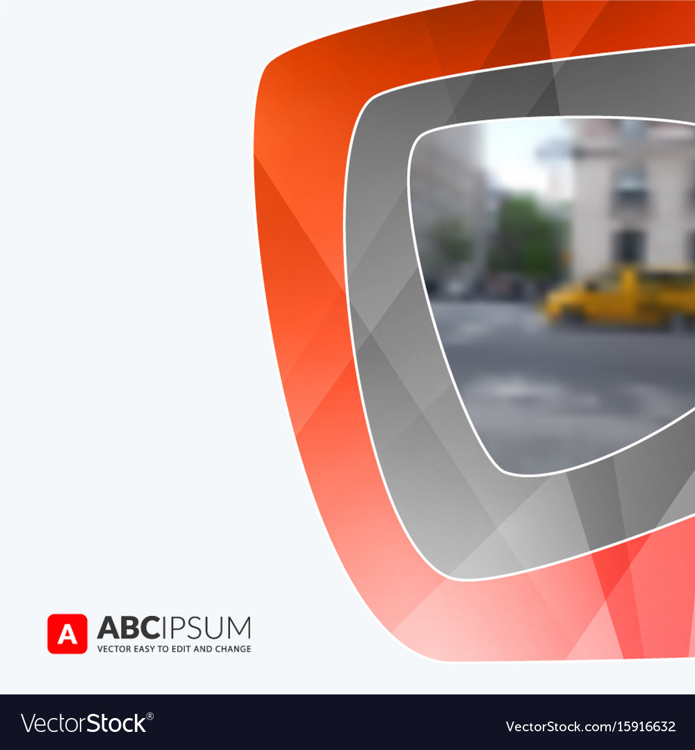 Abstract design elements for graphic layout