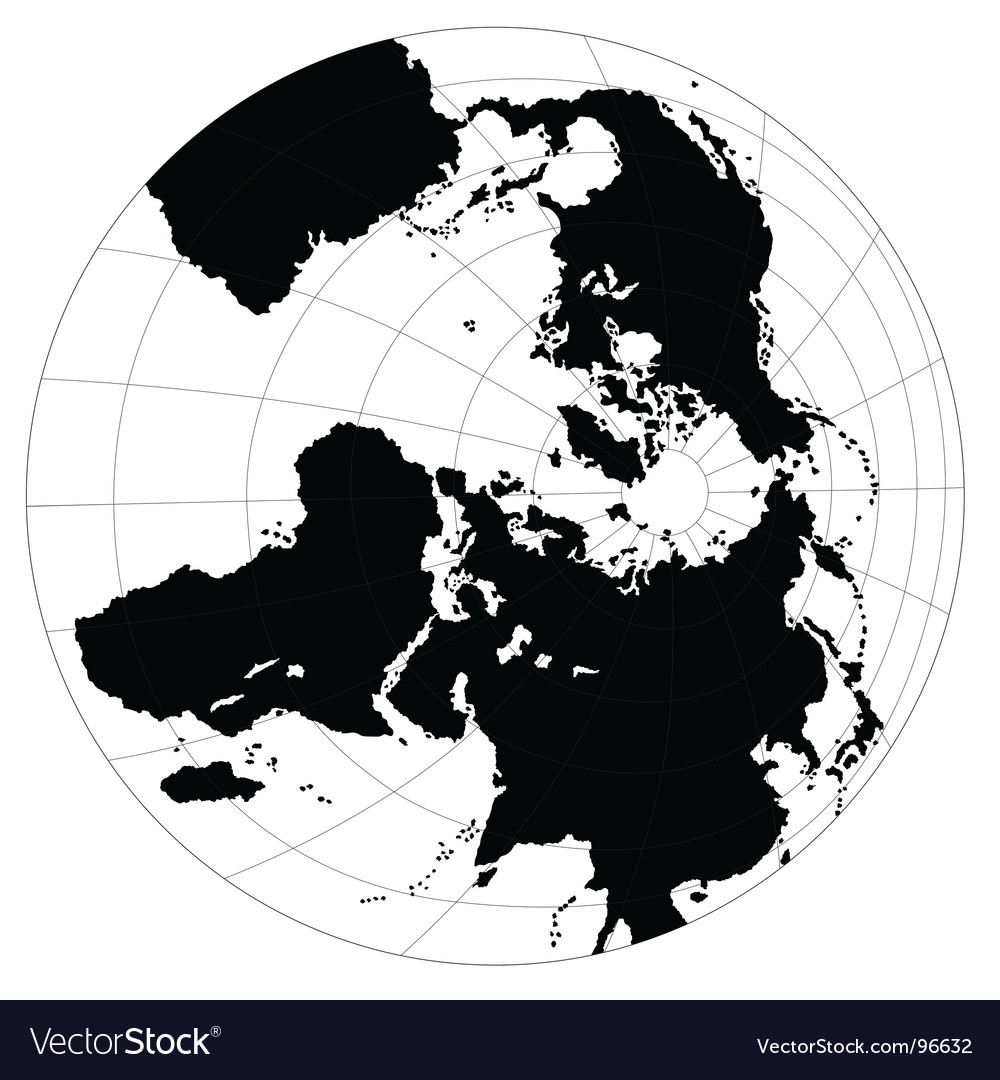 Bw Globe Royalty Free Vector Image - VectorStock