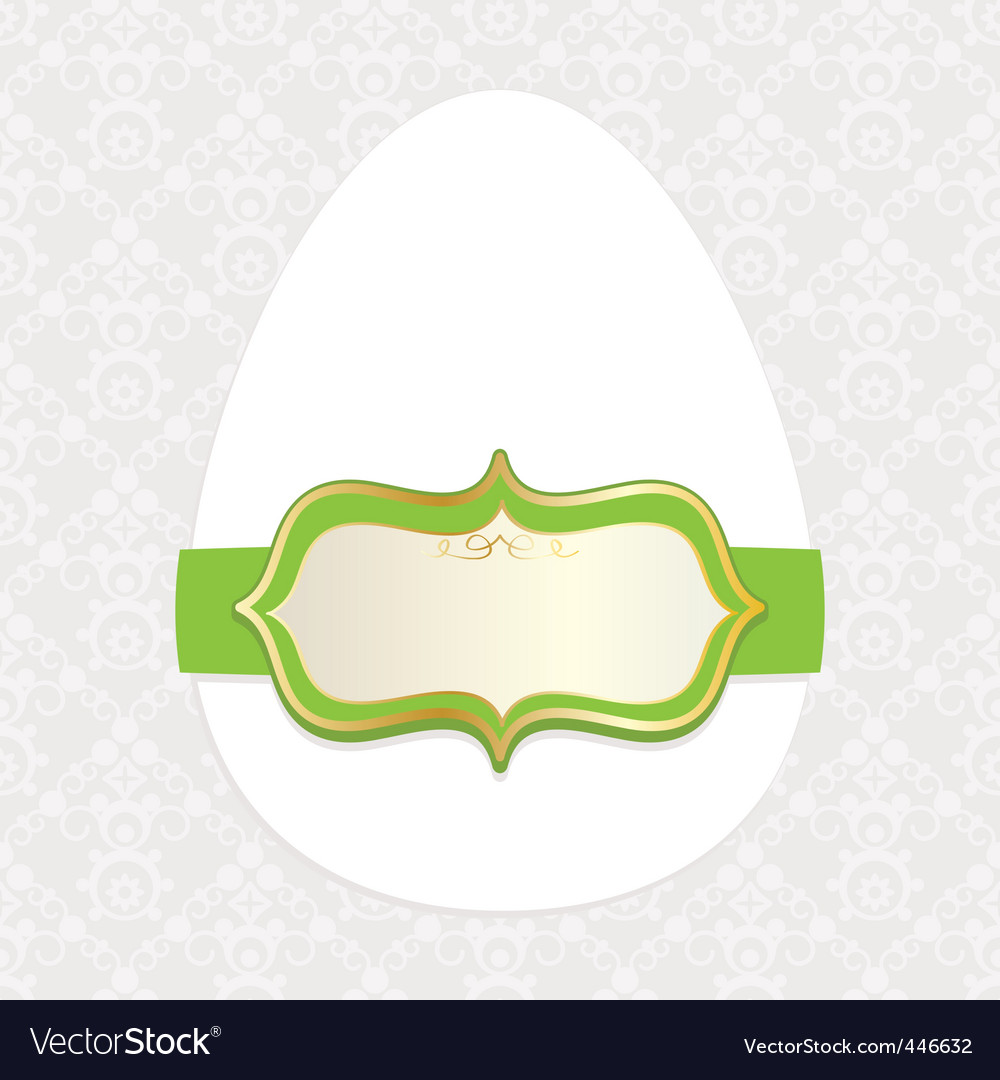 Easter ribbon Royalty Free Vector Image - VectorStock