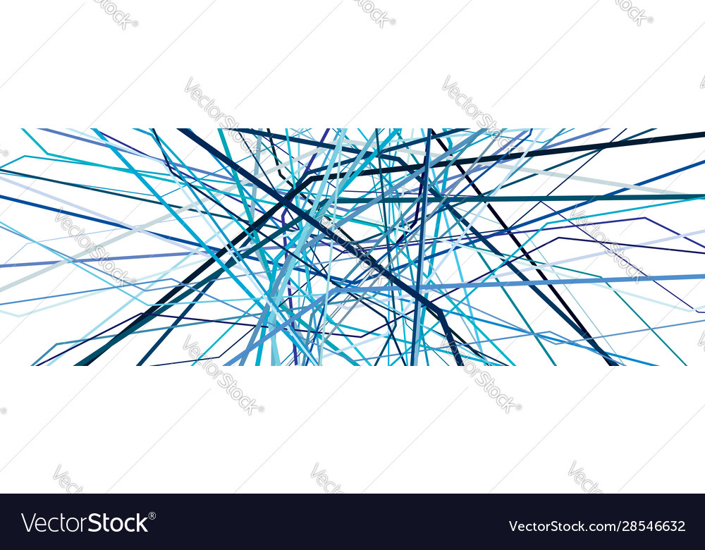 Random wavy zig-zag lines abstract art texture vector image Random wavy zig-zag lines abstract art texture