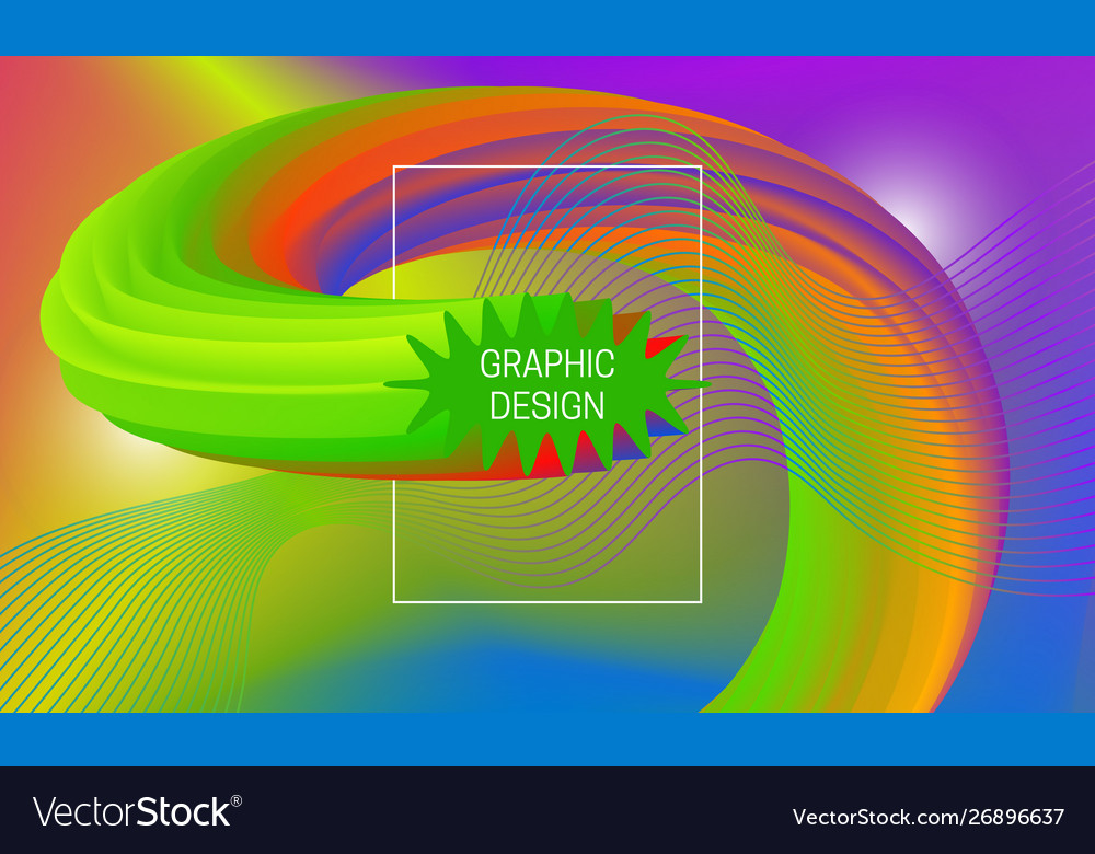 Abstract background design with liquid flow vector image Abstract background design with liquid flow