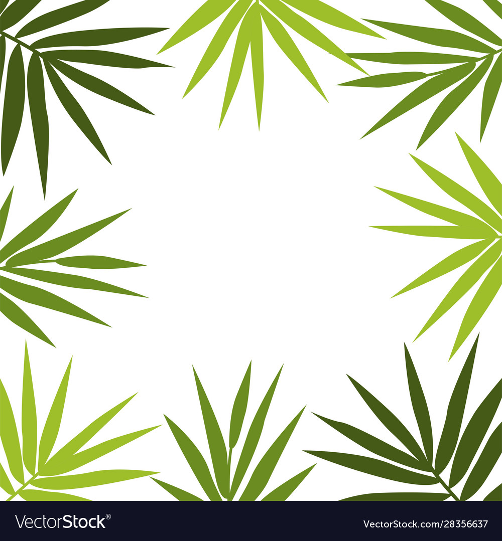 Background in form a frame from green