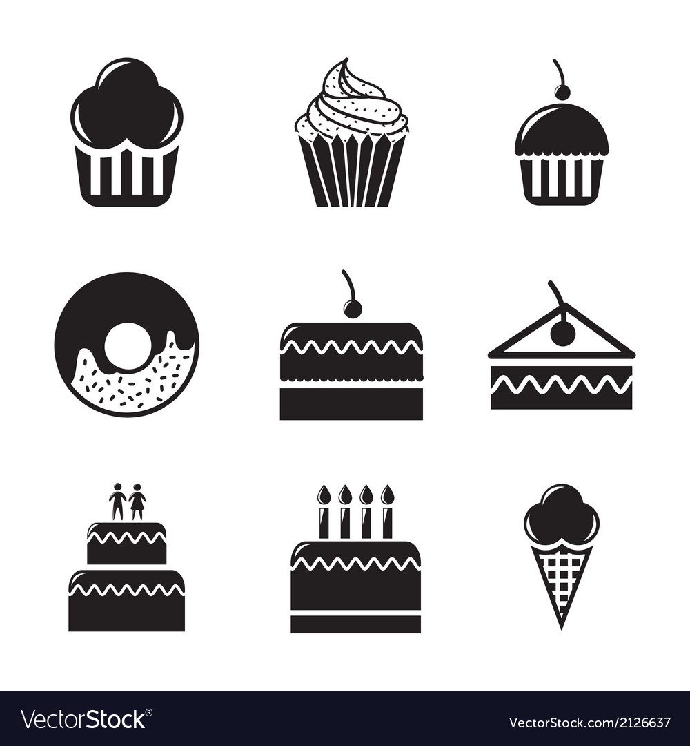Cake Icons - Sweet Treats Collection