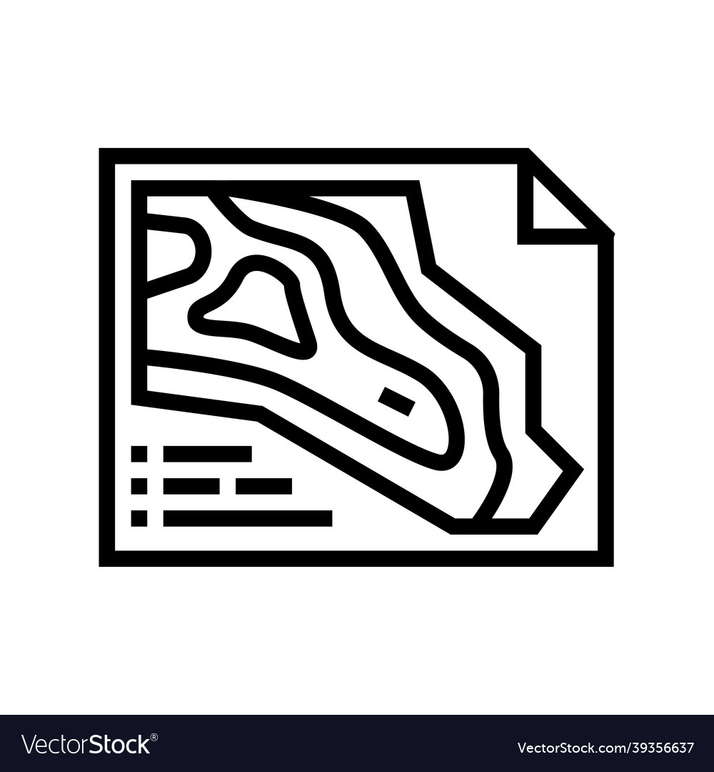 Engineering and design quarry mining line icon Vector Image Engineering and design quarry mining line icon