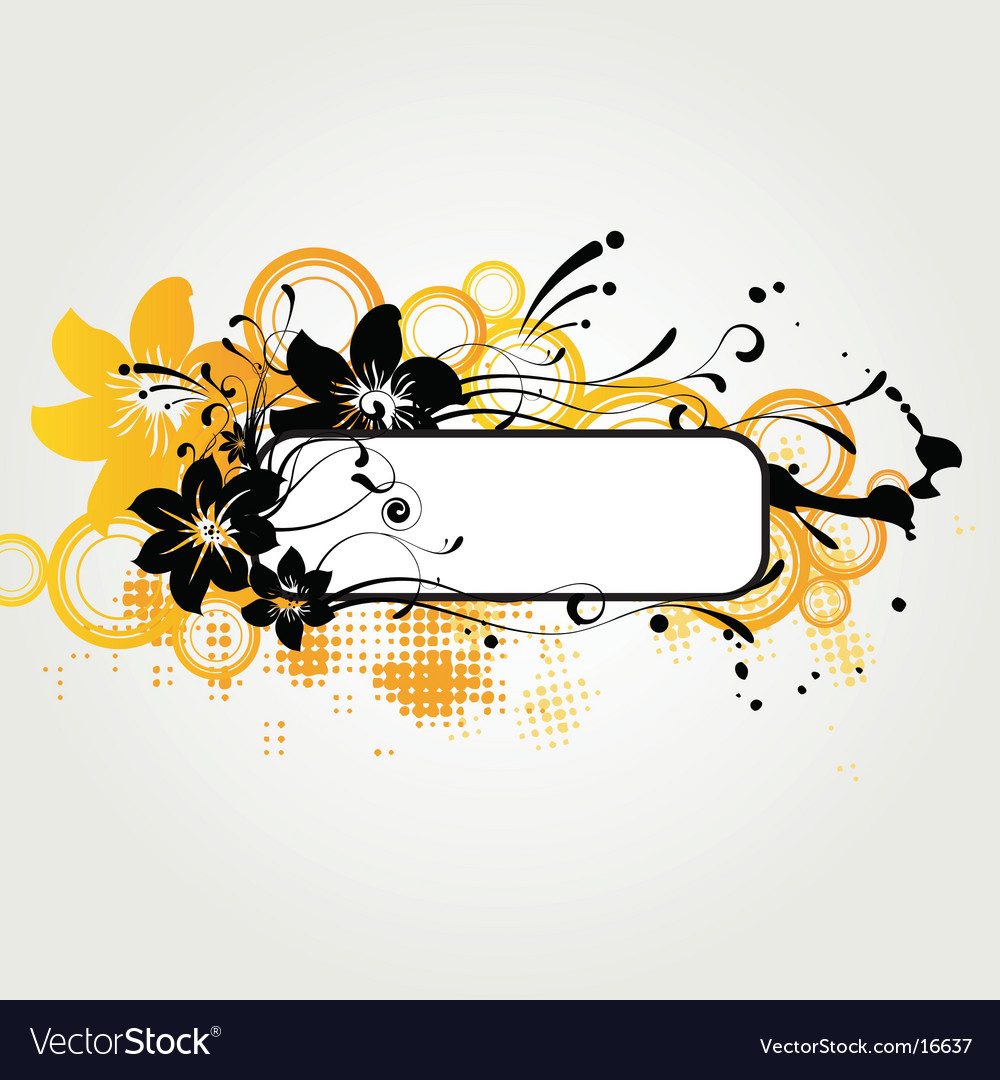 Floral graphic background