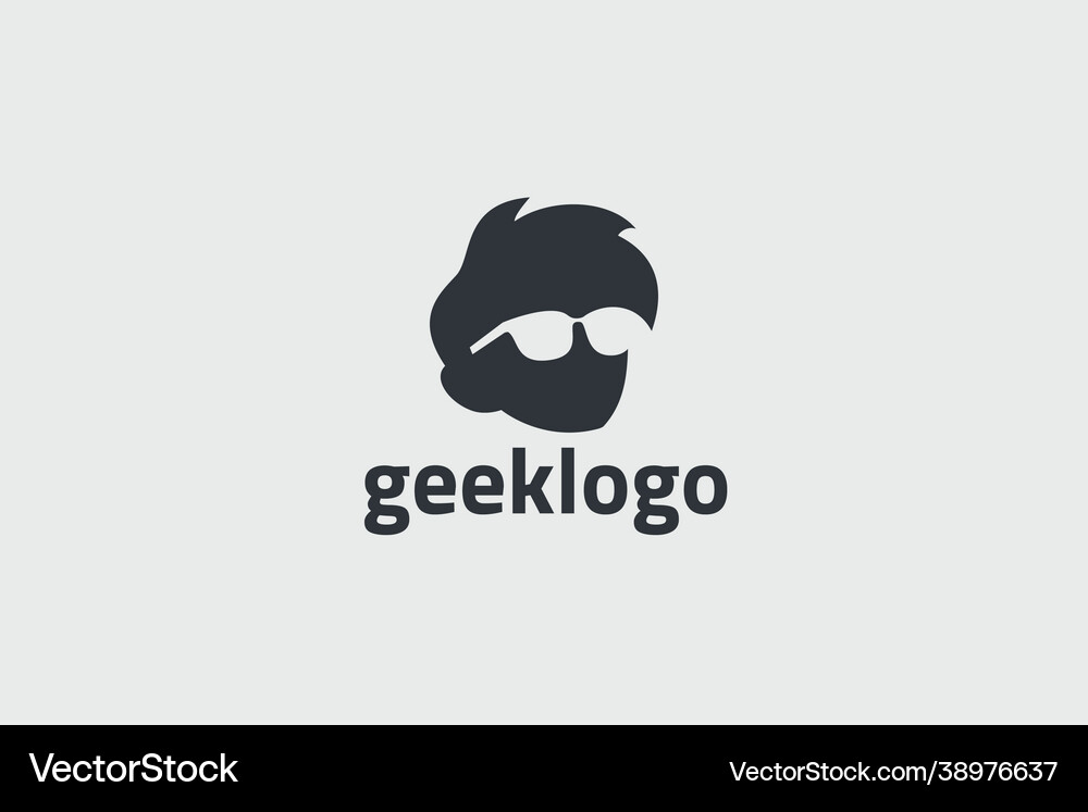 Geek logo Royalty Free Vector Image - VectorStock