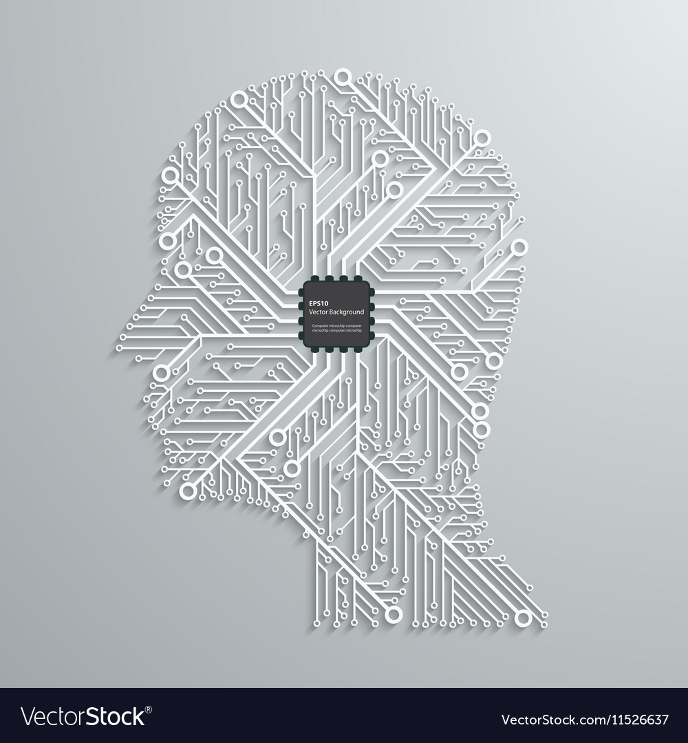 Head computing technology in an electronic circuit